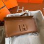 Hermes Jige Elan Clutch in Swift Leather 